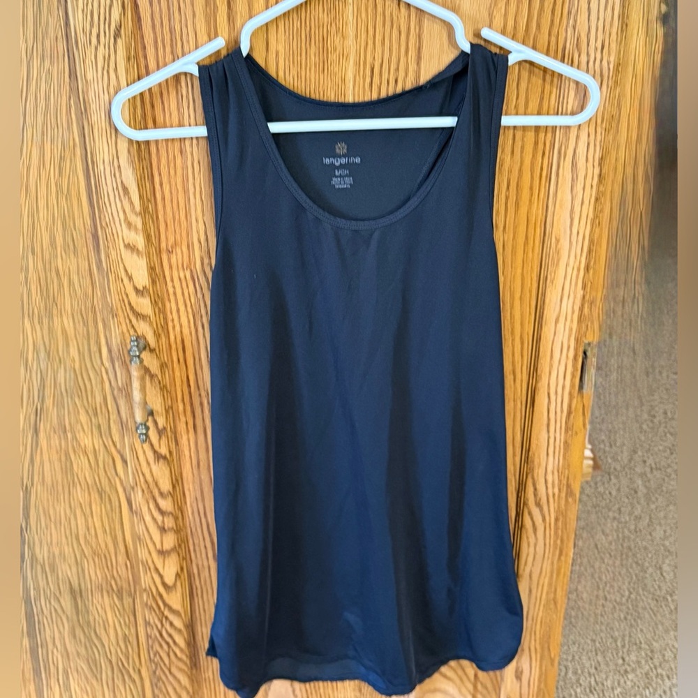 Tangerine Women's Black Tank Top